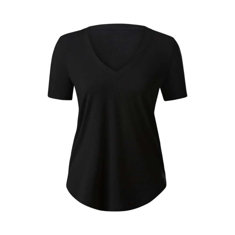♻️SOLD♻️Lululemon Love Tee III V-Neck Black SS - Picture 5 of 8